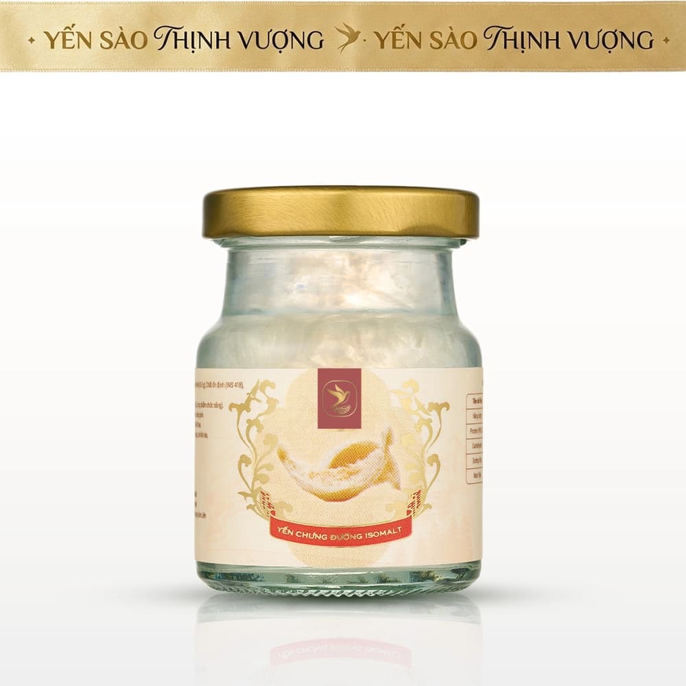 Yến chưng sẵn đường ăn kiêng (Hũ 70ml)